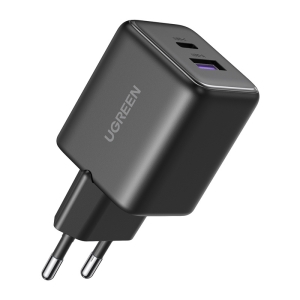 Ładowarka sieciowa 30W USB + USB-C Ugreen (czarna)